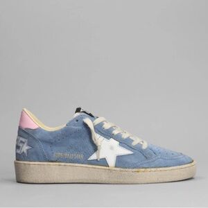 Golden Goose Ball Star Blue Suede 38